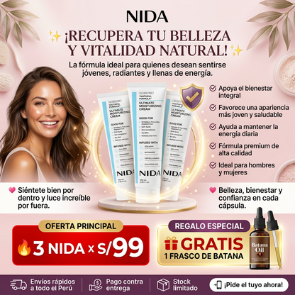 Nida Youthful formula Koreana exclusiva + Batana